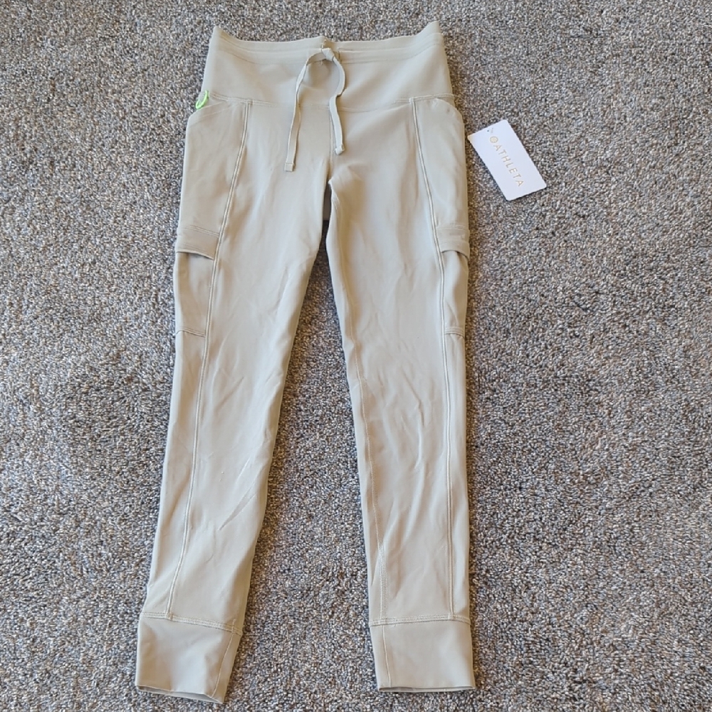Athleta Salutation Stash Cargo Tight - Oak S